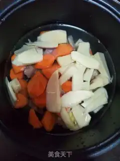 Make Dragon bones, carrot soup step 4