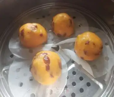 Make Scrambled potatoes, rice powdered pills step 5
