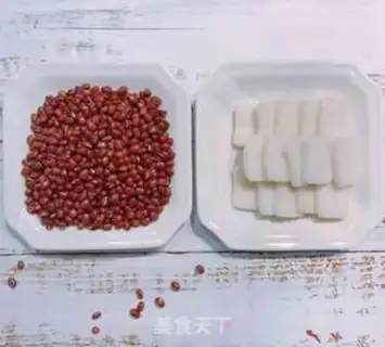Make Red bean pastry soup step 0