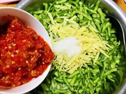 Make Pepper cutter beans step 7