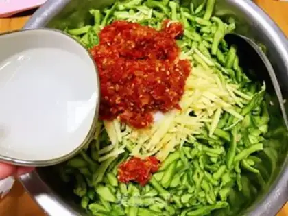 Make Pepper cutter beans step 8