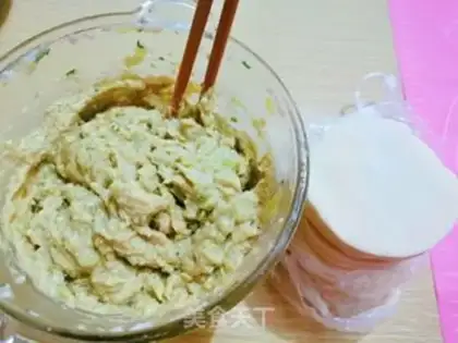 Make Celery dumplings step 5