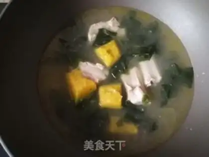 Make Belt sprouts of pumpkin steak soup step 4