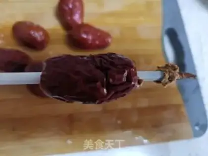 Make Cinnamon date rice step 7