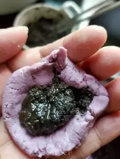 Make Black-sesame potato soup step 4