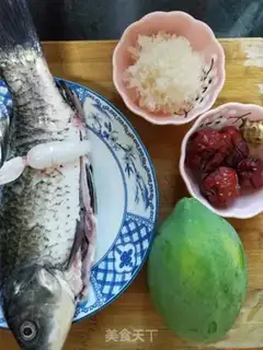 Make The papaya silver ear fish soup step 0