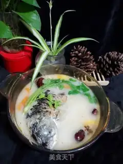 Make The papaya silver ear fish soup step 7