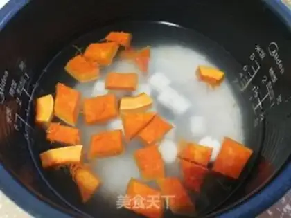 Make Pumpkin porridge step 2