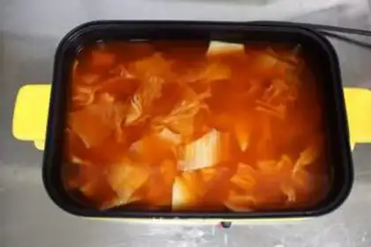 Make Hot cabbage hotpot step 6