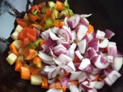 Make Chicken-dried vegetables step 5