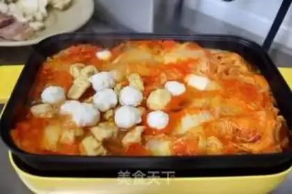 Make Hot cabbage hotpot step 8