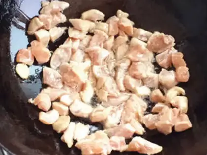 Make Chicken-dried vegetables step 6