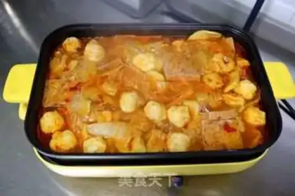 Make Hot cabbage hotpot step 10