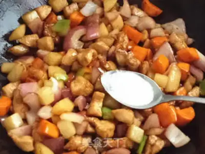 Make Chicken-dried vegetables step 9