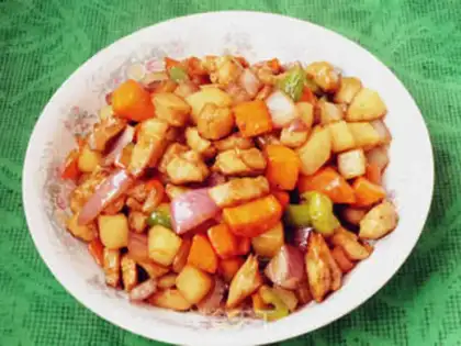 Make Chicken-dried vegetables step 10