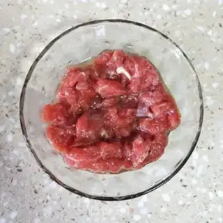 Make Carrot corn beef soup step 1