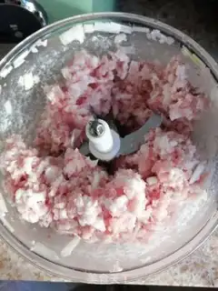 Make Powder pork buns step 1