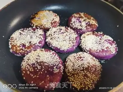 Make Potato sesame cake step 6