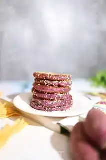 Make Potato sesame cake step 7