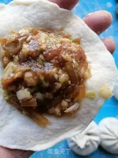 Make Powder pork buns step 8