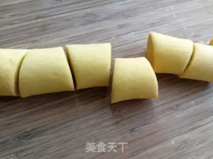 Make Pretzel pumpkin rolls step 5
