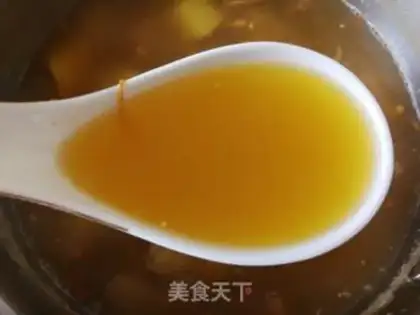 Make Worm Herbs Mountain spinal soup step 11