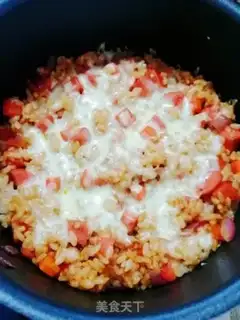 Make Cheese rice step 5