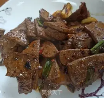 Make Garlic fried liver step 4