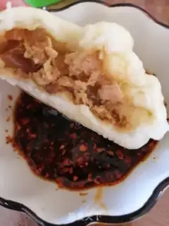 Make Powder pork buns step 12