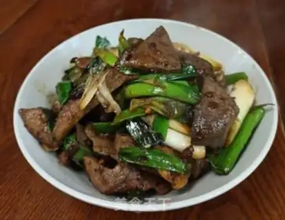 Make Garlic fried liver step 8