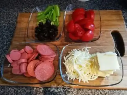 Make A pizza snack step 4