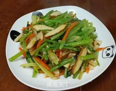 Make Tea-dry celery and carrots step 6