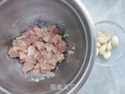 Make Garlic beef step 1
