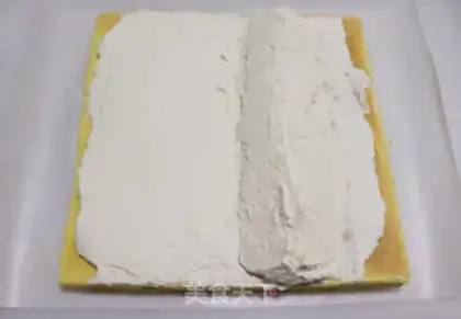 Make Orange cake roll step 16