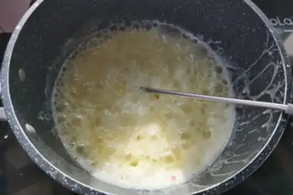 Make Caramel apricot step 2