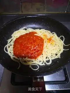 Make Tomato sauce pasta step 6