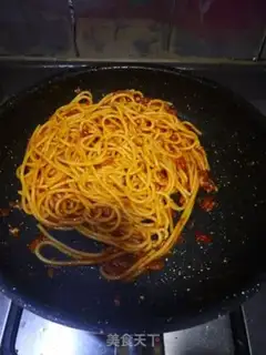Make Tomato sauce pasta step 7