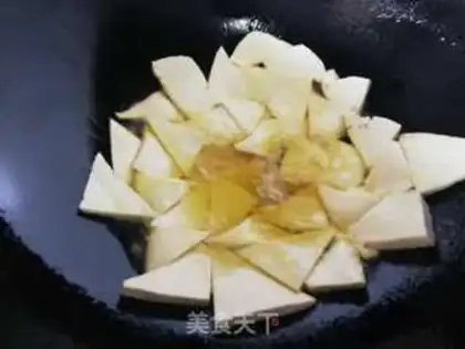 Make Pumpkin rice cake step 4