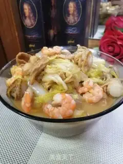 Make Shrimp sprouts, sauerkraut and tofu step 10