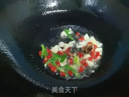 Make Pyramid lilies for shrimp step 3