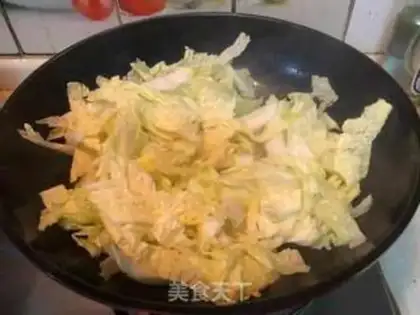 Make A cabbage stew fan step 2