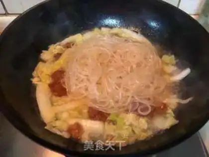 Make A cabbage stew fan step 6