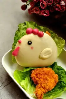 Make Chickencakes and buns step 12