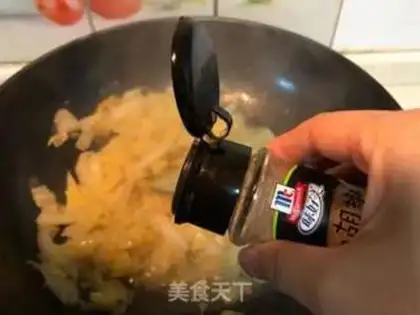Make Crab powdered cabbage step 3
