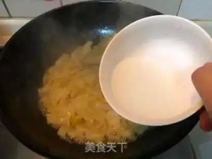 Make Crab powdered cabbage step 4