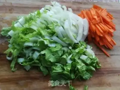 Make Soup duck egg and rice powder step 2