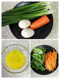 Make Scrambled rice powder step 1