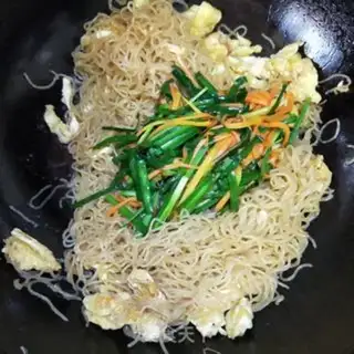 Make Scrambled rice powder step 9