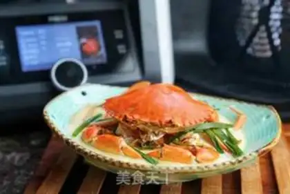 Make Fresh steaming fan crabs step 10