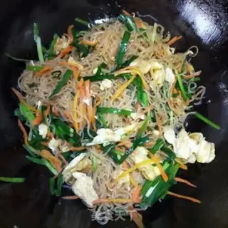 Make Scrambled rice powder step 10